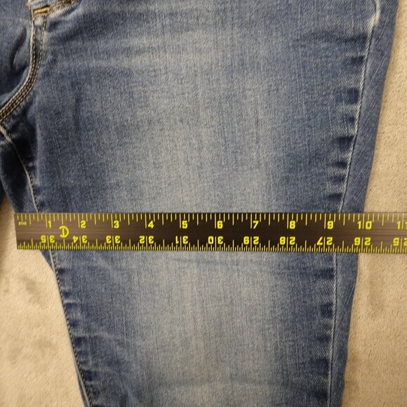 Maurices Jeans High Rise Skinny Women's Medium Short blue stretch - Picture 7 of 12